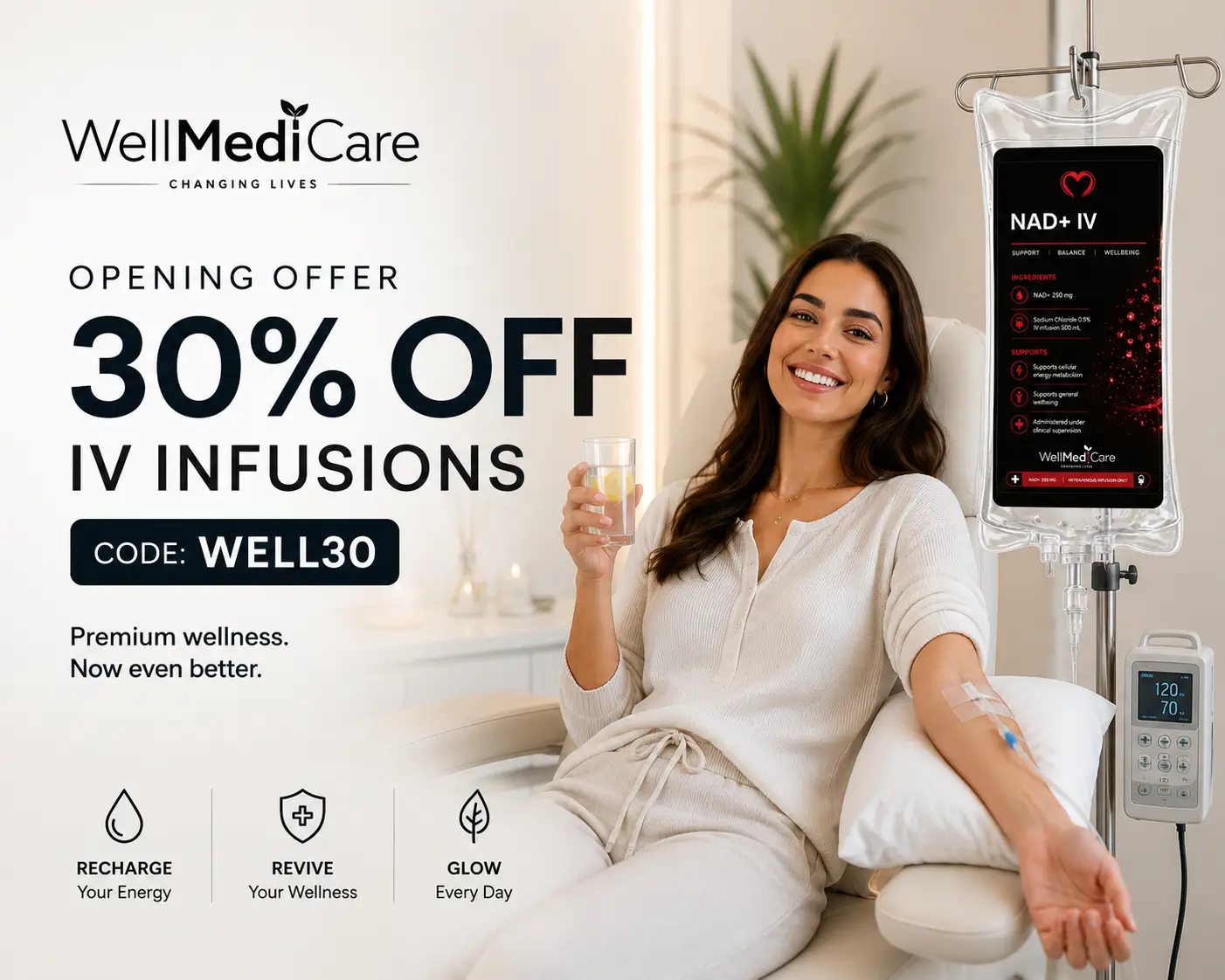30% off IV Infusions - Code WELL30